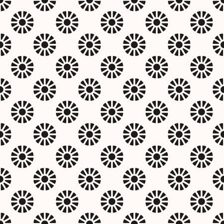 Vector Geometric Abstract Seamless Monochrome Pattern Texture Background