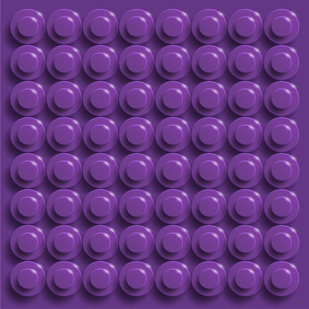 Seamless pattern of purple circles on a purple background. seamless pattern of building blocksの写真素材