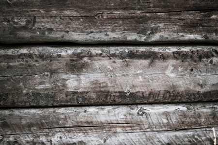 An obsolete vintage rough wooden planks textureの写真素材
