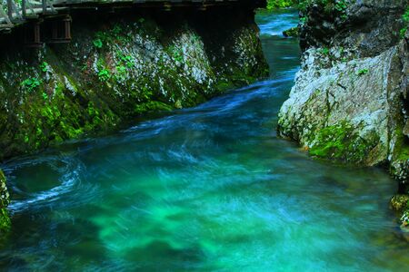 Vintgar canyon, Sloveniaの写真素材