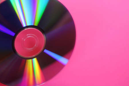 CD over pinkの写真素材