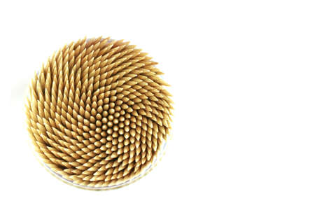 Toothpicks macro, shallow DOFの写真素材