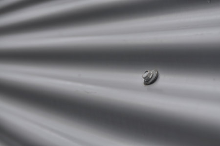 Grunge background - gray/silver metallic wavesの写真素材