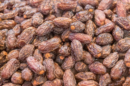 Dried fruits dates. Vegetarian food Backgroundの写真素材