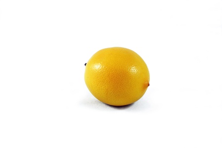 Lemon isolated on white backgroundの写真素材