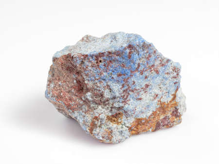 Mineral deumortierite. Jewelry stone is blue. Ornamental stone.の写真素材
