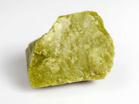 Opal ungvarit. Rotation on a white background. Natural mineral.の写真素材