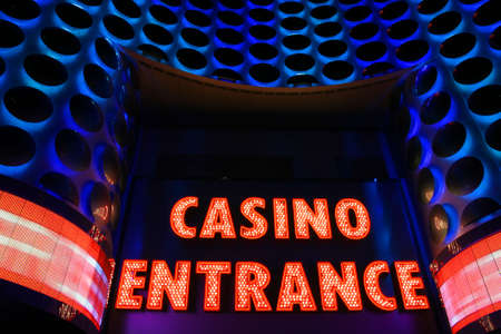 Casino entranceの写真素材
