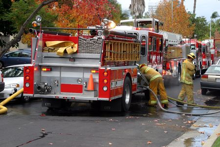 Fire department truck