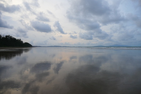 Beautiful natural delicious magnificent asian sunset sunrise.の写真素材