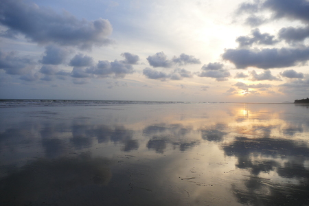 Beautiful natural delicious magnificent asian sunset sunrise.の写真素材