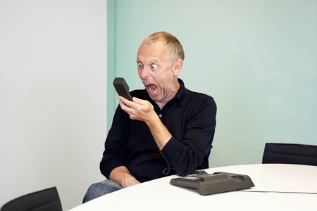 Angry businessmanの写真素材