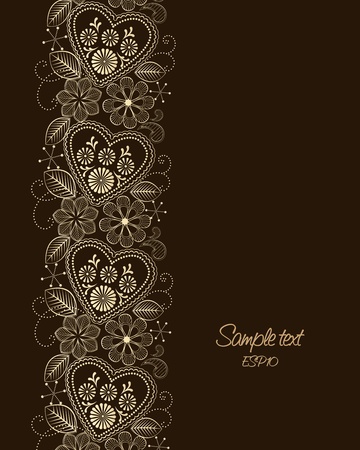 Beauty floral illustration, place for your textのイラスト素材