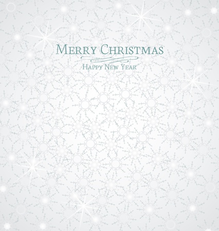 Light silver abstract Christmas background with snowflakesのイラスト素材