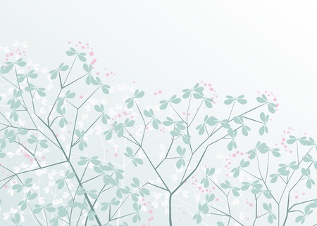 floral background with place for textのイラスト素材