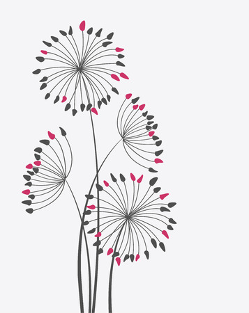 Colorful floral background with place for textのイラスト素材