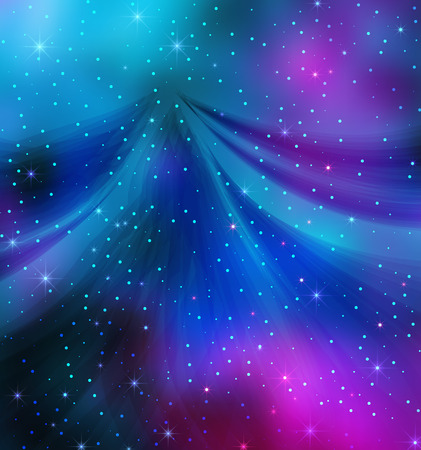 Vector Abstract Galaxy Background for presentation designのイラスト素材