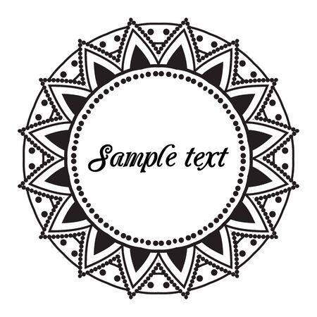 floral ornament pattern, beautiful decorative flowerのイラスト素材