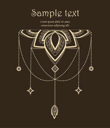 Vector flower mandalaのイラスト素材