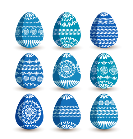 Vector Easter eggsのイラスト素材