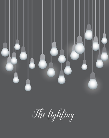 Vector light bulbsのイラスト素材