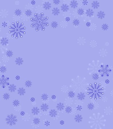 Christmas background with snowのイラスト素材