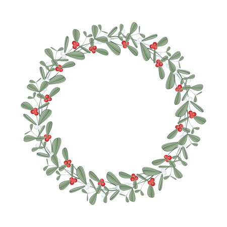 Christmas string lightsのイラスト素材