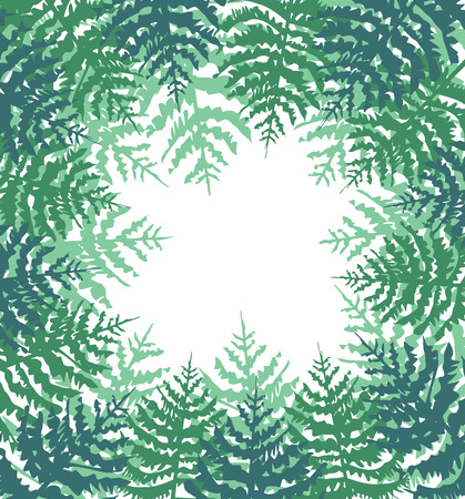 Background with green treesのイラスト素材