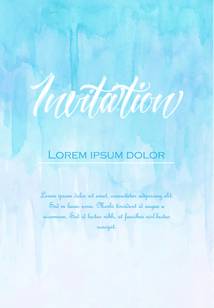 Abstract Hand drawn Watercolor background. Vector illustration.のイラスト素材