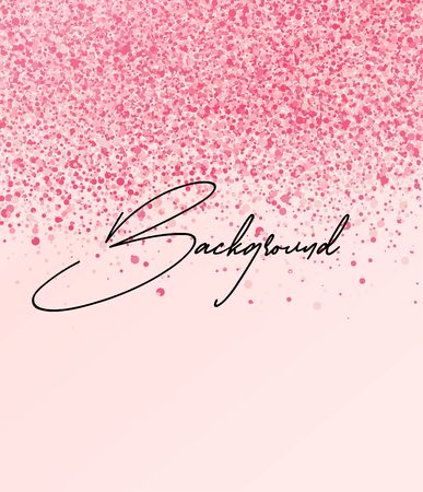Vector illustration of abstract pink romantic background. Background with dots.のイラスト素材