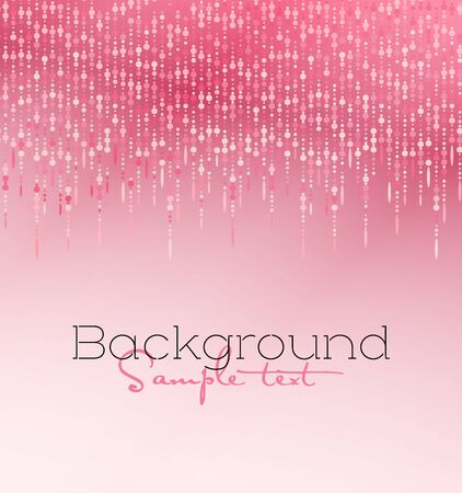 Vector illustration pink glitter light texture abstract background, holiday event festive conceptのイラスト素材