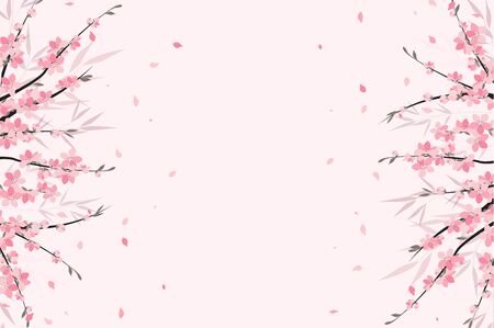 Sakura branch decoration.のイラスト素材
