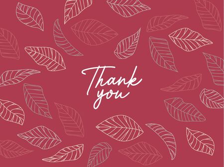 Vector illustration Natural background with colorful leaves. Decoration of leavesのイラスト素材