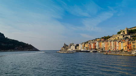 Italy, the Cinque Terre. The port of Porto Venere.