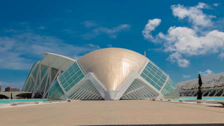 City of Arts and Sciences in Valencia, Spain.のeditorial素材