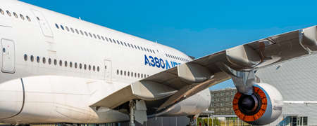 AIRBUS A380 in Toulouse, France on July 21, 2021.