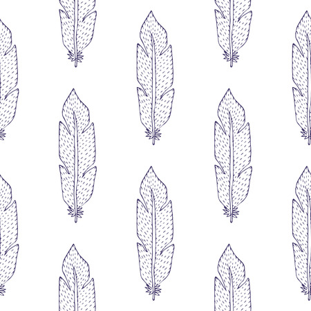 line feather patternのイラスト素材