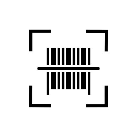 barcode logo icon - Vectorのイラスト素材