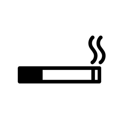 Smoking Icon Vector. Simple flat symbol. Illustration pictogramのイラスト素材
