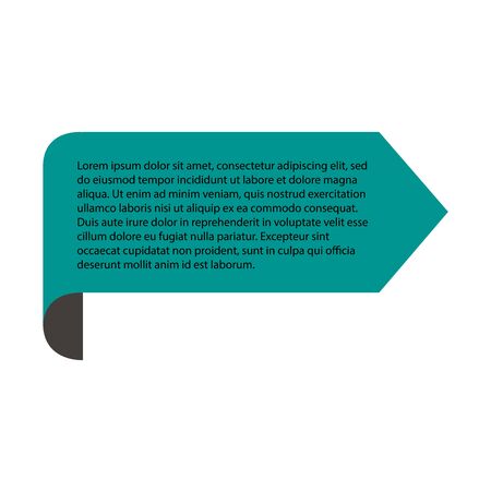 Quote text on green background. Vector illustration.のイラスト素材