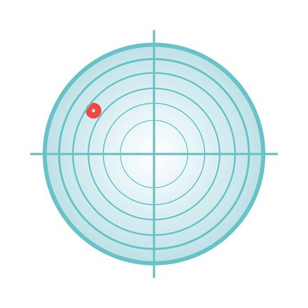 radar abstract icon symbol vector illustration on white backgroundのイラスト素材