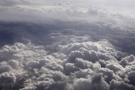 above the cloudsの写真素材