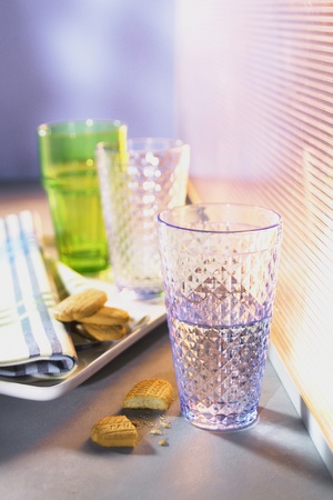 glases with decoの写真素材