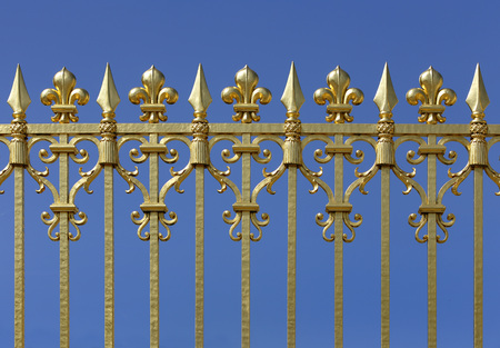 Gate at Verseilles palais, Franceの写真素材