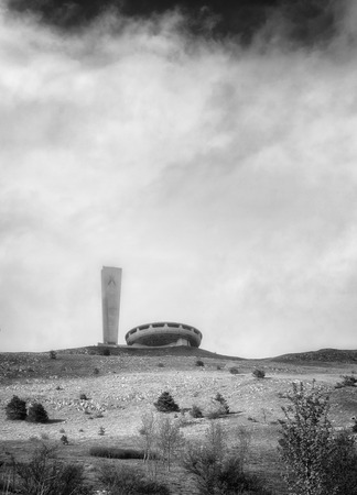 The Bulgarian monument of Buzludzhaのeditorial素材