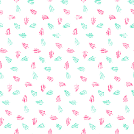 colorful pattern plant decorative graphic seamlessのイラスト素材