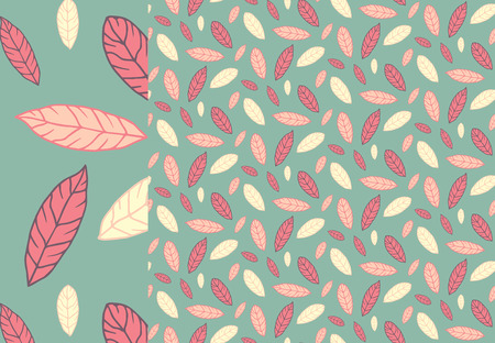 colorful pattern plant decorative graphic seamlessのイラスト素材