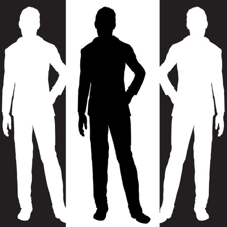 business man standingのイラスト素材