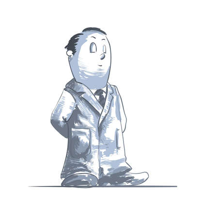 Detailed Vector illustration of a doctorのイラスト素材