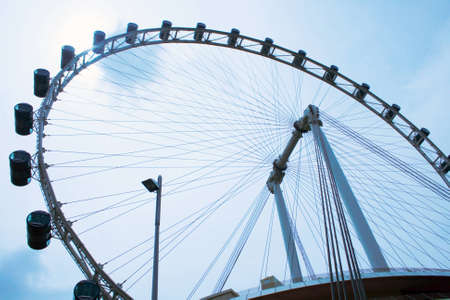 Ferris wheel in the skyのeditorial素材